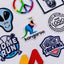 Custom embroidered patch with detailed stitched artwork