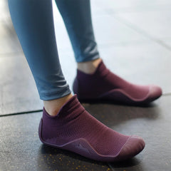 Mziho Barefoot Sock Shoes for Indoor Fitness Cross-Trainer Portable for Gym Water Sports Beach