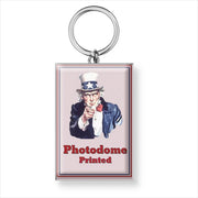 Custom PVC keychain with flexible full-colour artwork