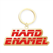 Custom acrylic keychain with printed logo design
