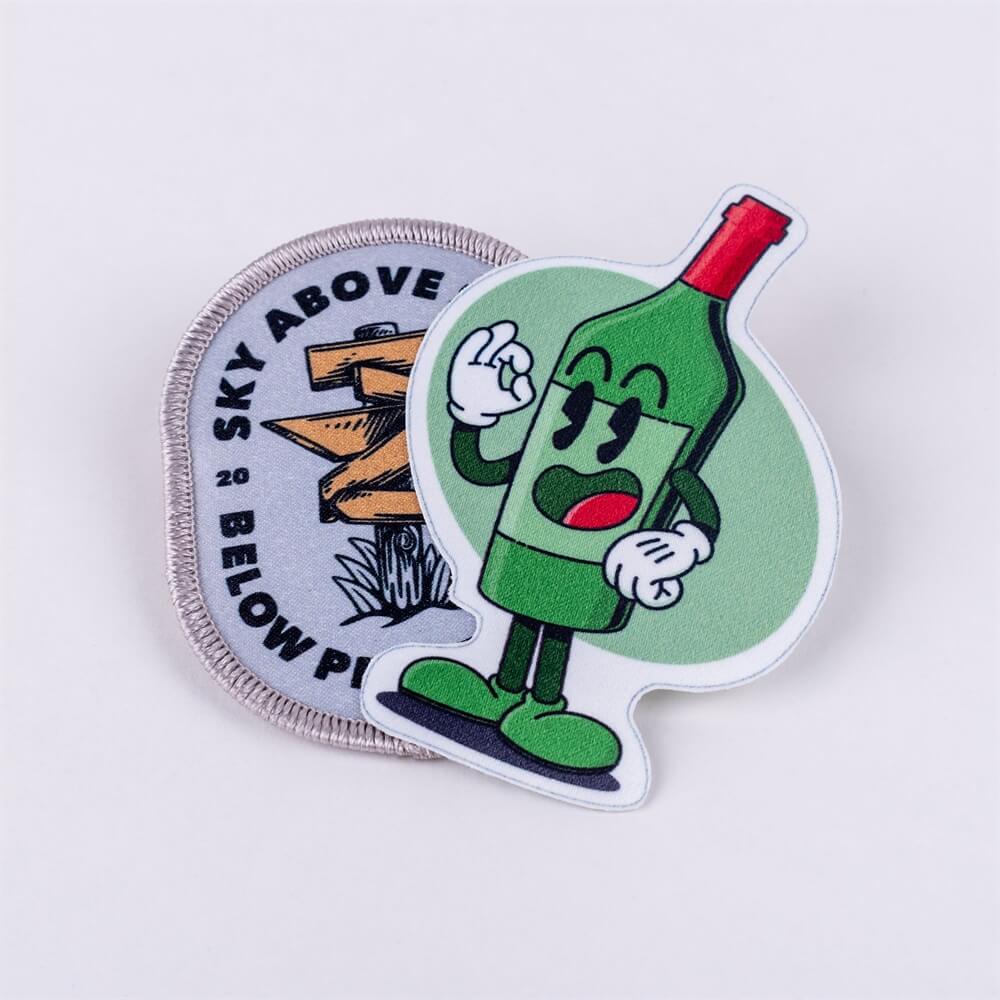 Custom patch with hot-cut edge