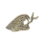 Custom die struck pin for emblems and lettering