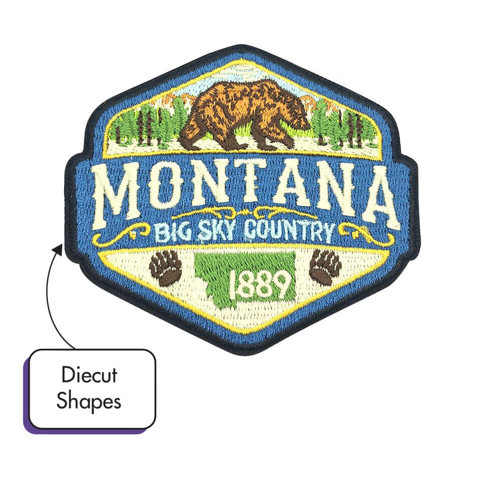 Custom patch backing options for apparel, uniforms and bags