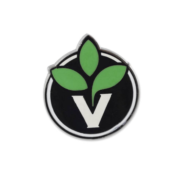 Custom enamel pin with crisp metal borders