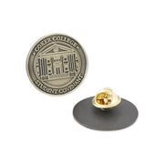 Classic metal die struck lapel pin example