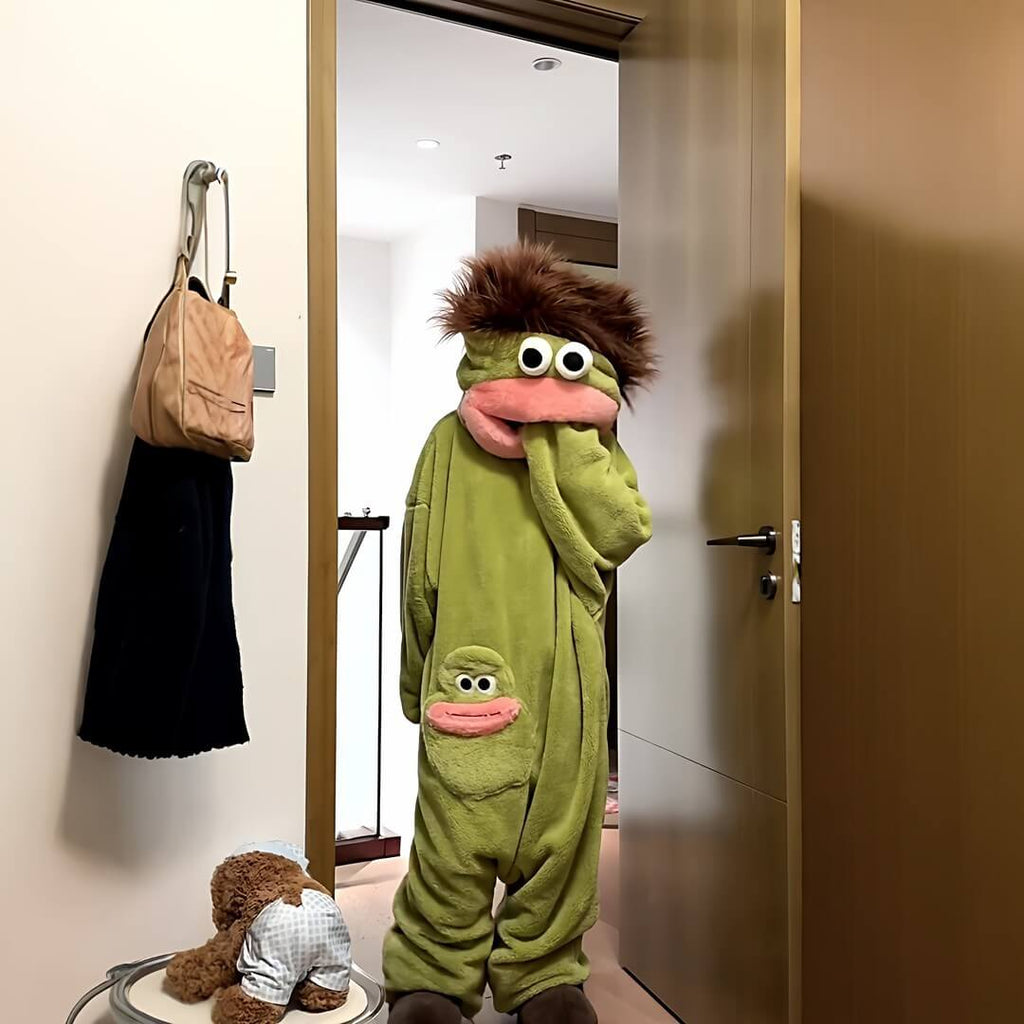 MZIHO™ – The Goofy Goober Monster Onesie | Ultra-Soft Funny Cartoon Loungewear