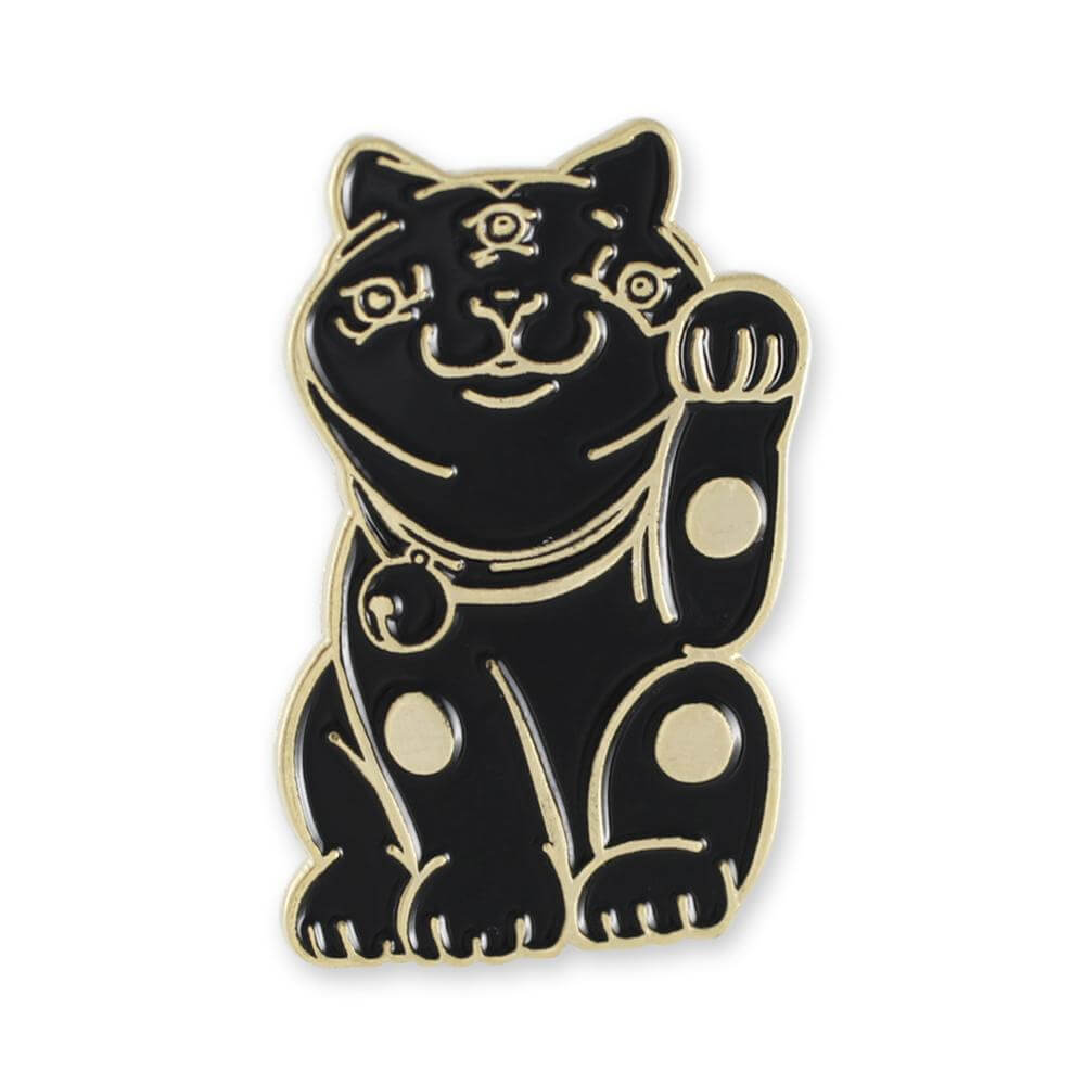 Custom soft enamel pin with detailed color areas