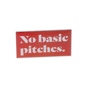 Custom printed pin for photos and detailed illustrations