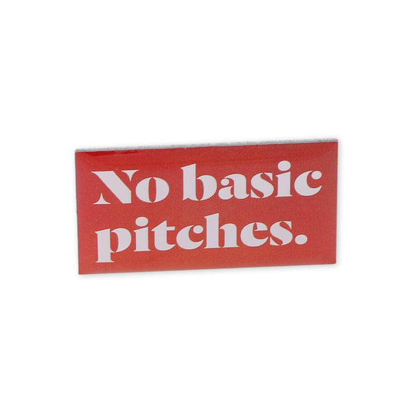 Custom printed pin for photos and detailed illustrations