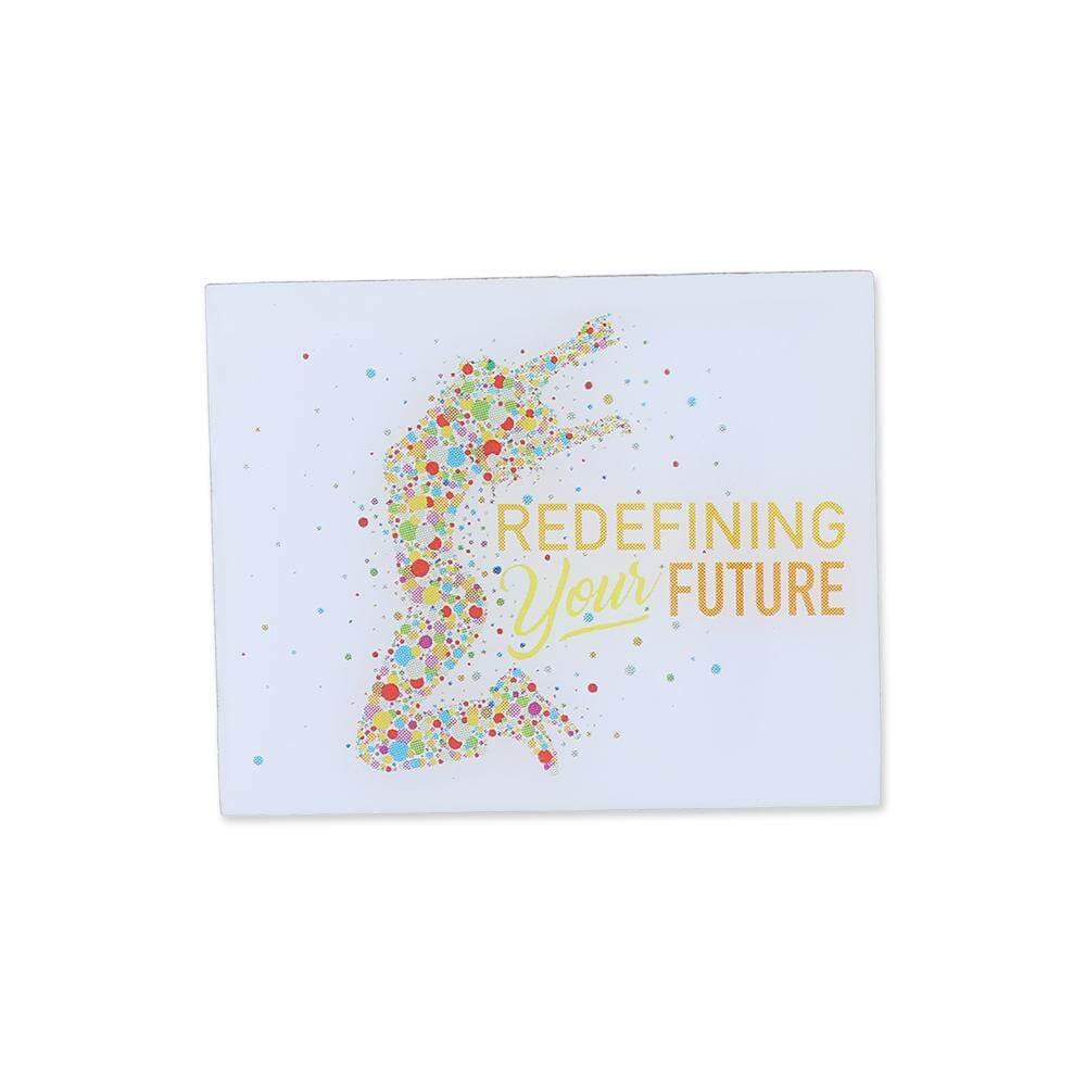 Photodome pin with vibrant full-color print