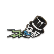 Hard enamel pin finish and color example