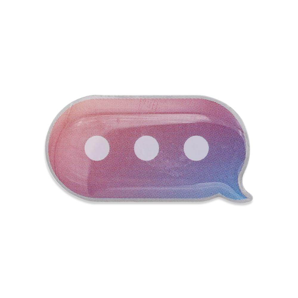 Custom epoxy dome lapel pin finish example