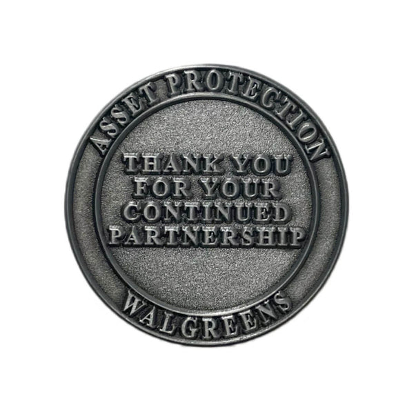 Custom corporate challenge coin example 4