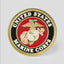 Custom military challenge coin with detailed enamel artwork