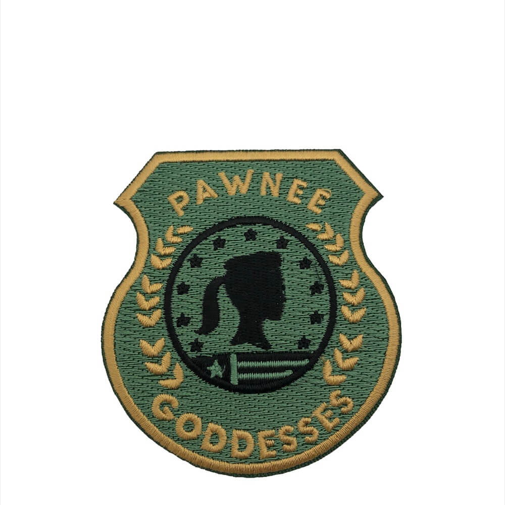 Custom logo patch design example