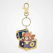 Custom metal keychain with polished finish
