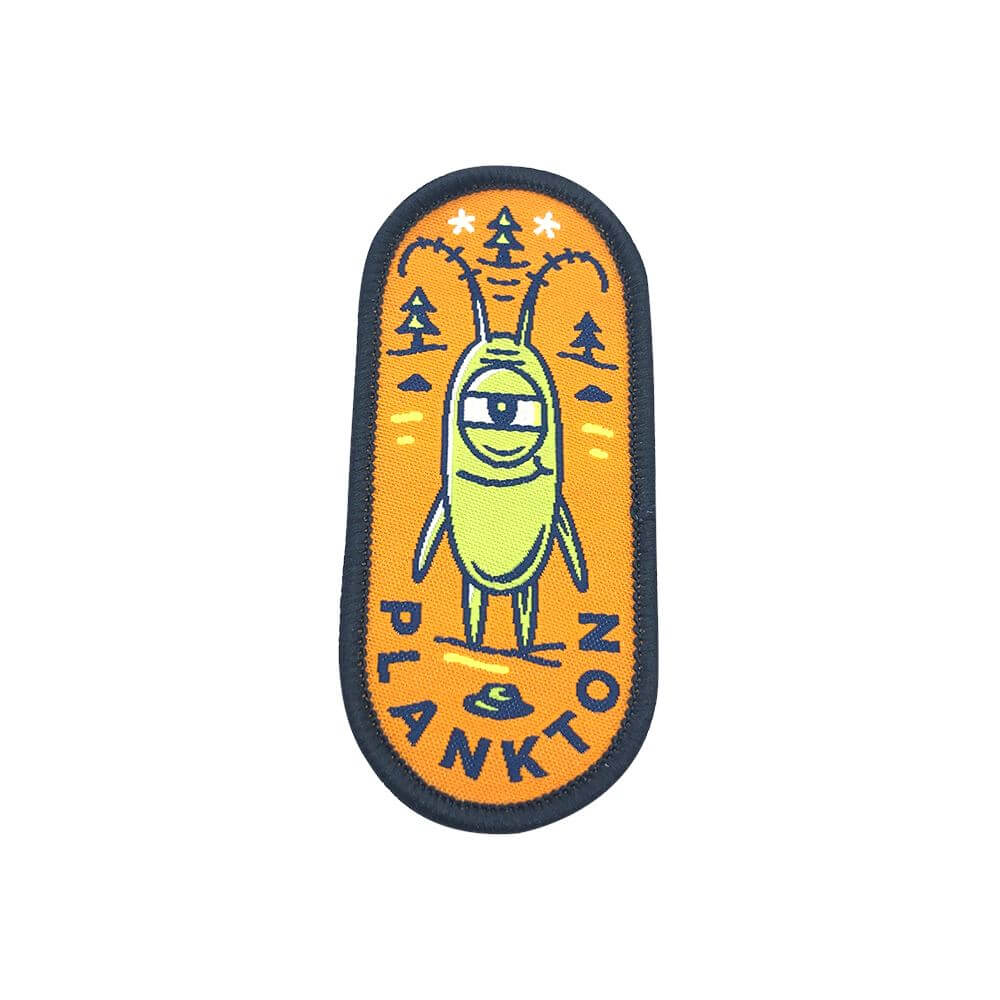 Custom patch close-up showing detailed artwork and texture