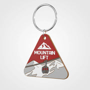 Custom hard enamel keychain design