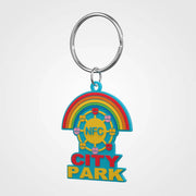 Antique die struck custom keychain