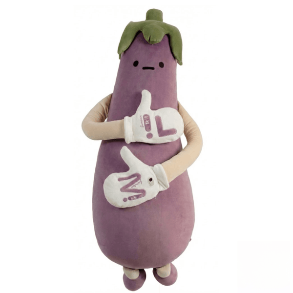Sir Eggplant Patting Doll by MZIHO