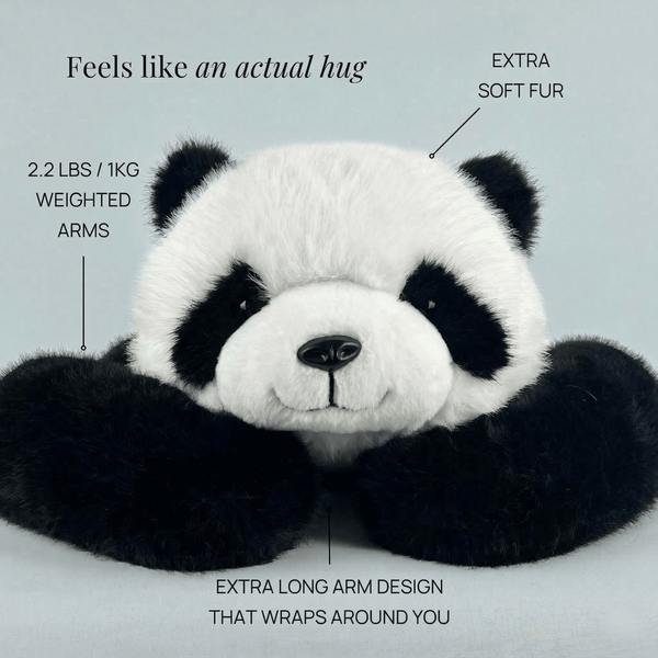 Pookie the Panda Weighted Plush Hugging Animal product image 6 by MZIHO