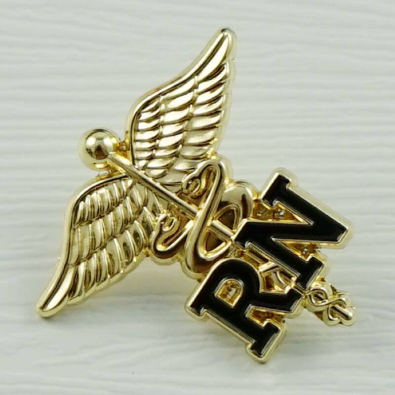 Dimensional metal pin finish example