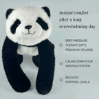 MZIHO™ Pookie the Panda Weighted Plush Hugging Animal