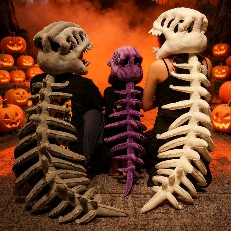 Wearable Dinosaur Skeleton Plush Costume - Soft & Huggable for Kids & Adults Main image