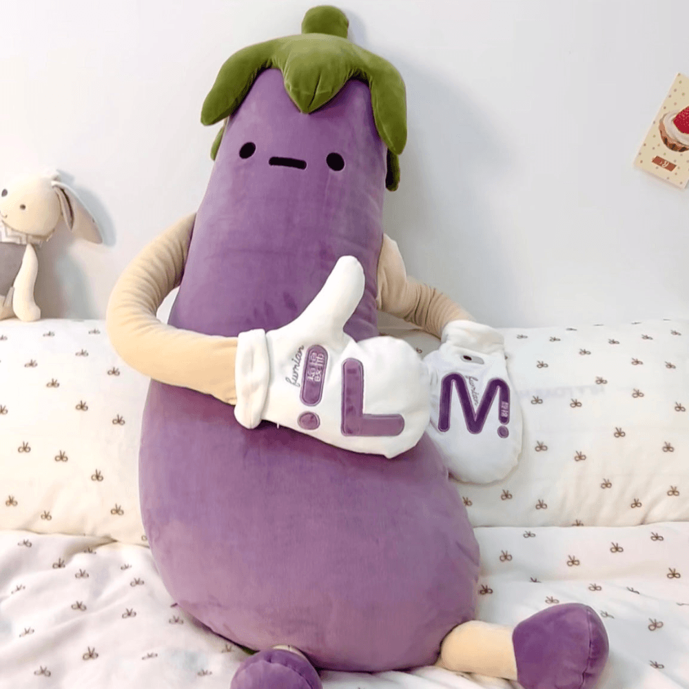 MZIHO™ — Sir Eggplant Patting Doll