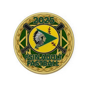 Custom sports team challenge coin example 8