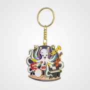 Custom logo keychain product example
