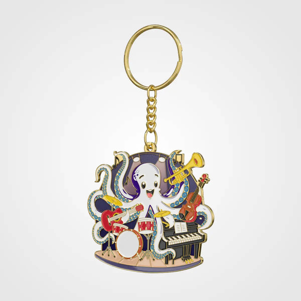 Custom logo keychain product example