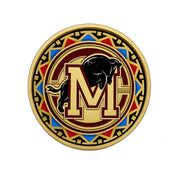 Custom sports team challenge coin example 7