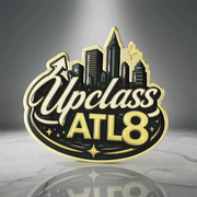 ATL8 skyline custom UV printed pin