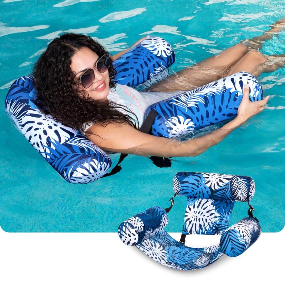 MZIHO™ Adjustable Water Lounger with Free Hand Pump