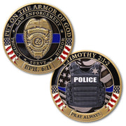 Custom law enforcement challenge coin example 5