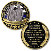Custom law enforcement challenge coin example 4