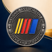 Custom sports team challenge coin example 1