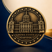 Custom government agency challenge coin example 1