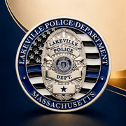 Custom law enforcement challenge coin example 1