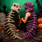 Wearable Dinosaur Skeleton Plush Costume - Soft & Huggable for Kids & Adults