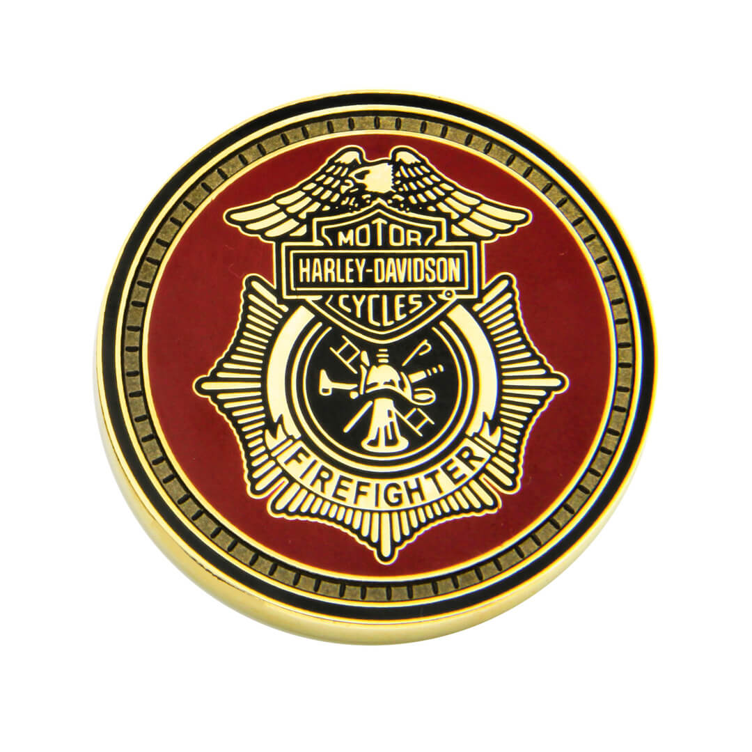 Custom Firefighter Challenge Coins Secondary image