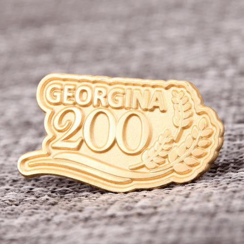 Georgina custom die struck lapel pin