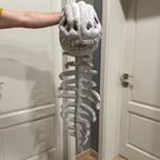 Wearable Dinosaur Skeleton Plush Costume - Soft & Huggable for Kids & Adults