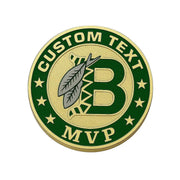 Custom sports team challenge coin example 12