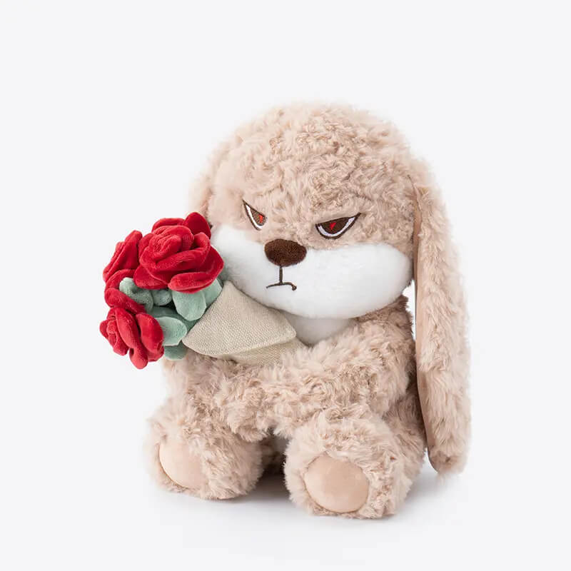 MZIHO® DiuDiu — The Moody Rose Bunny Who Loves You Anyway