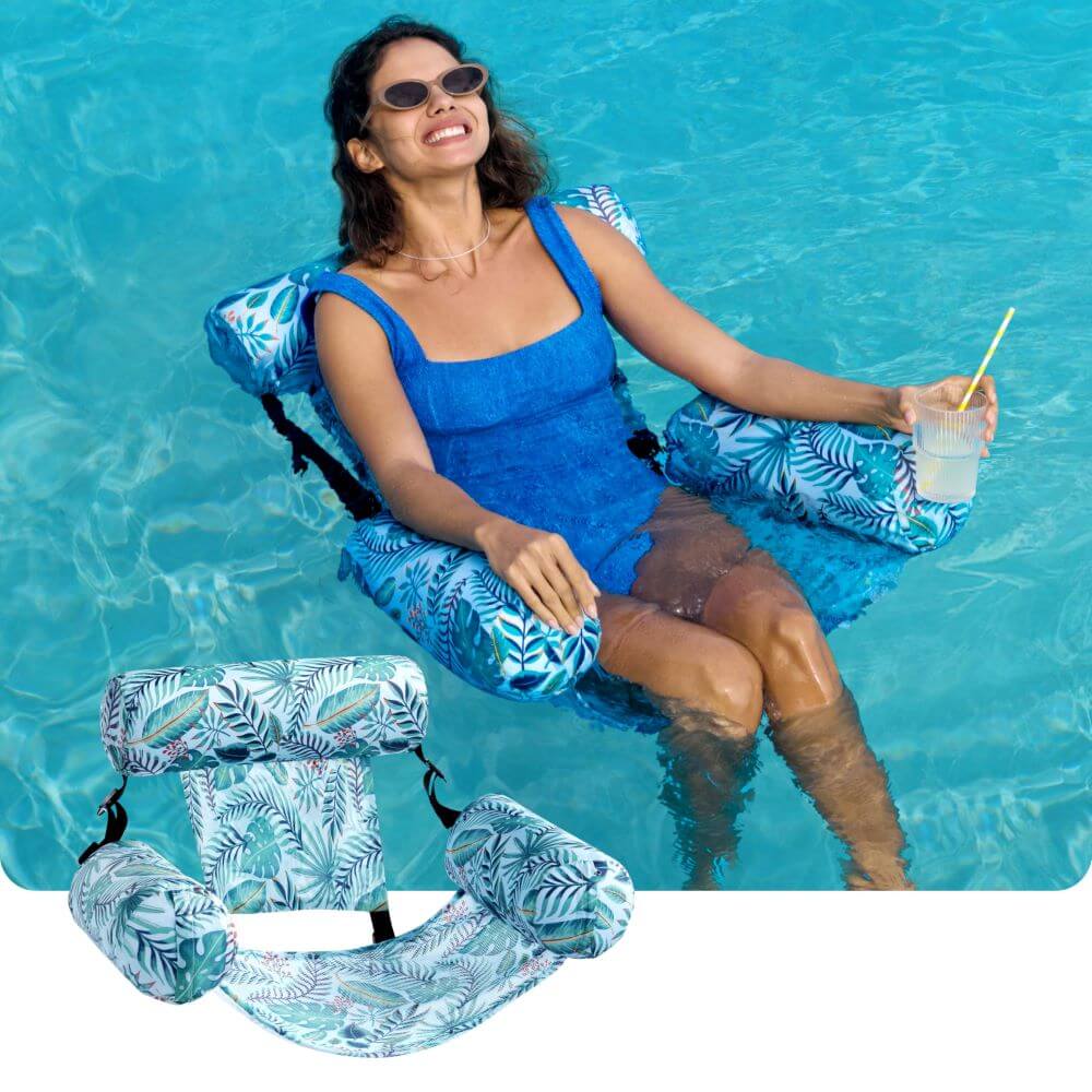 MZIHO™ Adjustable Water Lounger with Free Hand Pump