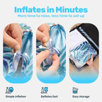 MZIHO™ Adjustable Water Lounger with Free Hand Pump