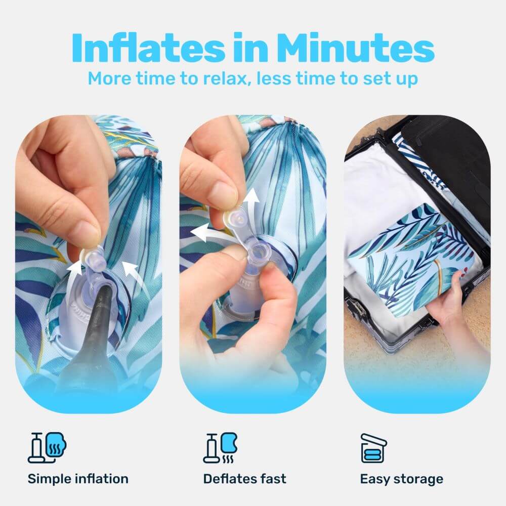 MZIHO™ Adjustable Water Lounger with Free Hand Pump