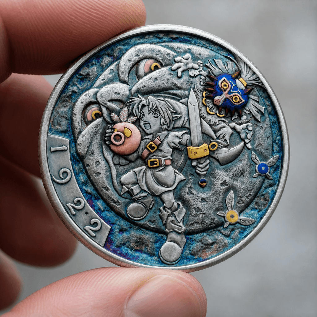 The Legend of Zelda: Majora’s Mask Hand-Carved Hobo Coin